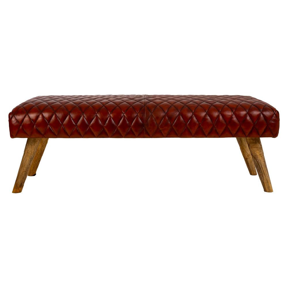 Creaciones Meng MUEBLE - BANQUETAS - Banqueta De Piel