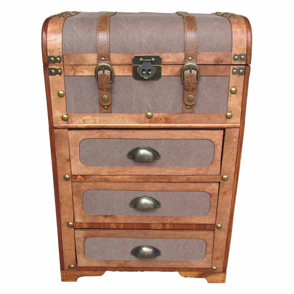 Creaciones meng MUEBLE - BAULES - baul de madera rosa