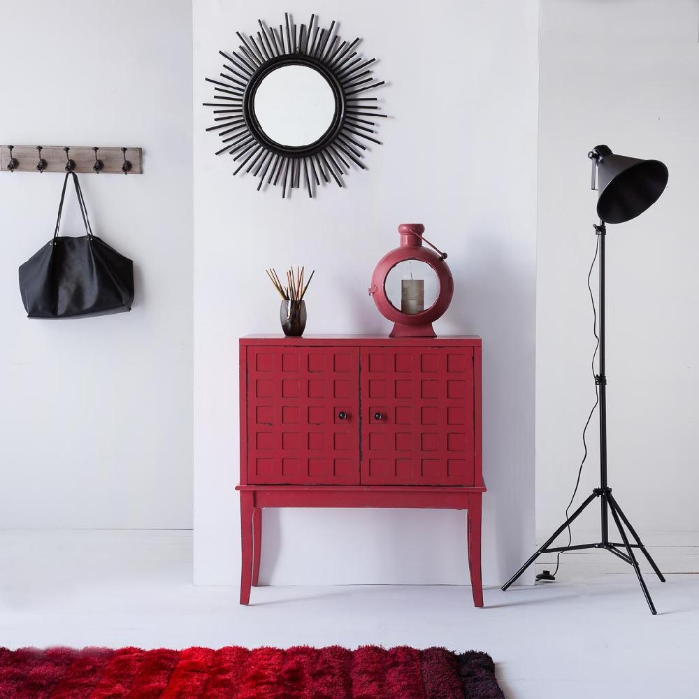 Creaciones Meng DECORACION - ALFOMBRAS - Alfombra 3d Negro-rojo