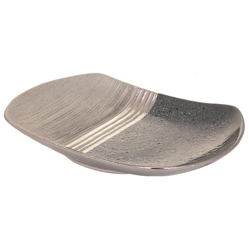Creaciones meng DECORACION - BANDEJAS DECORATIVAS - centro de mesa de ceramica plata