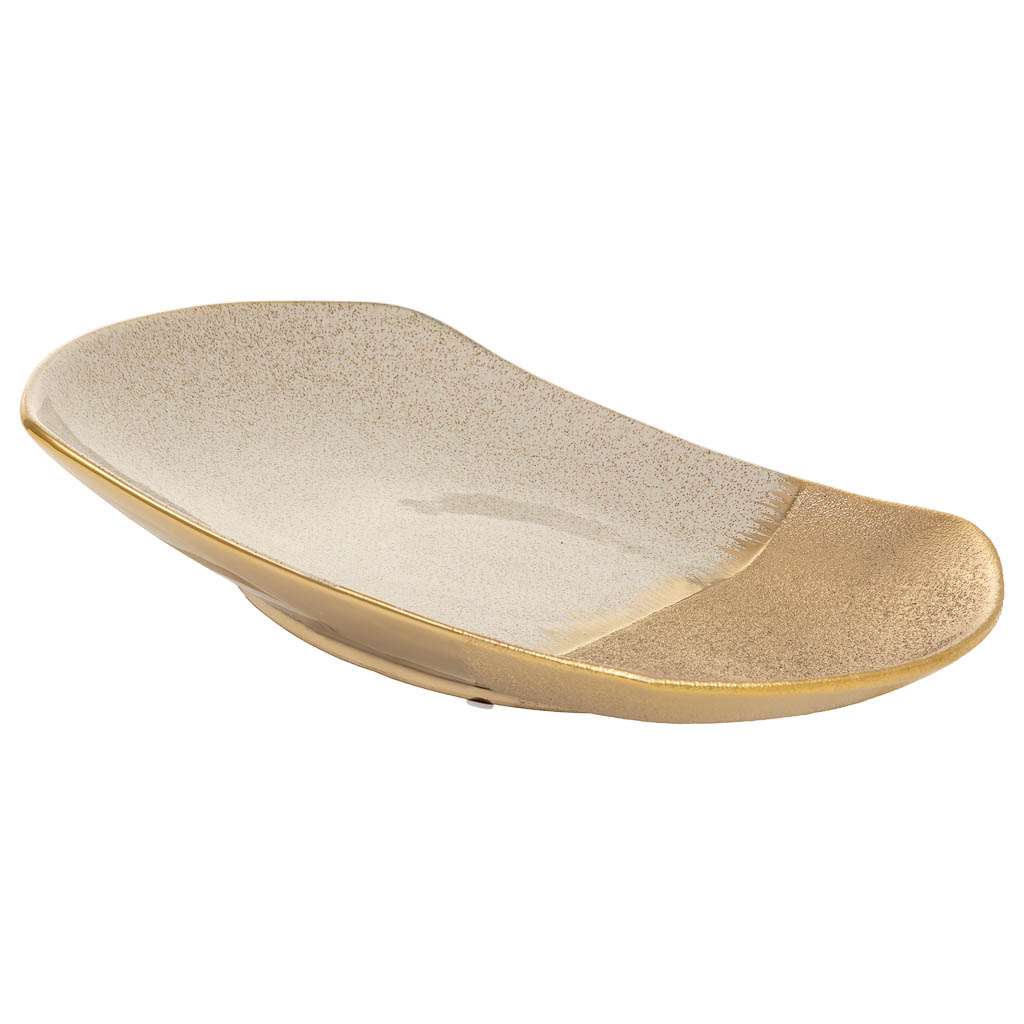 Creaciones meng DECORACION - BANDEJAS DECORATIVAS - centro de mesa de ceramica oro