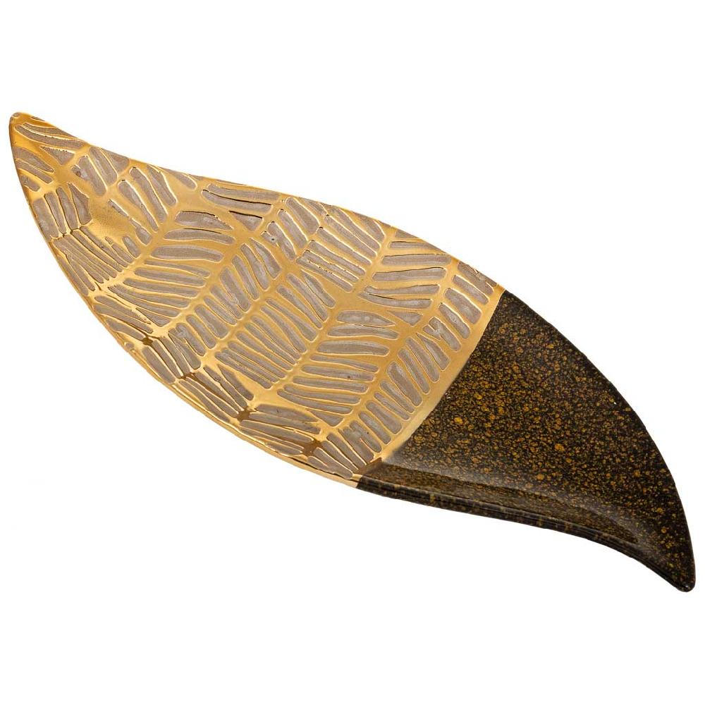 Creaciones meng DECORACION - BANDEJAS DECORATIVAS - centro de mesa de ceramica oro