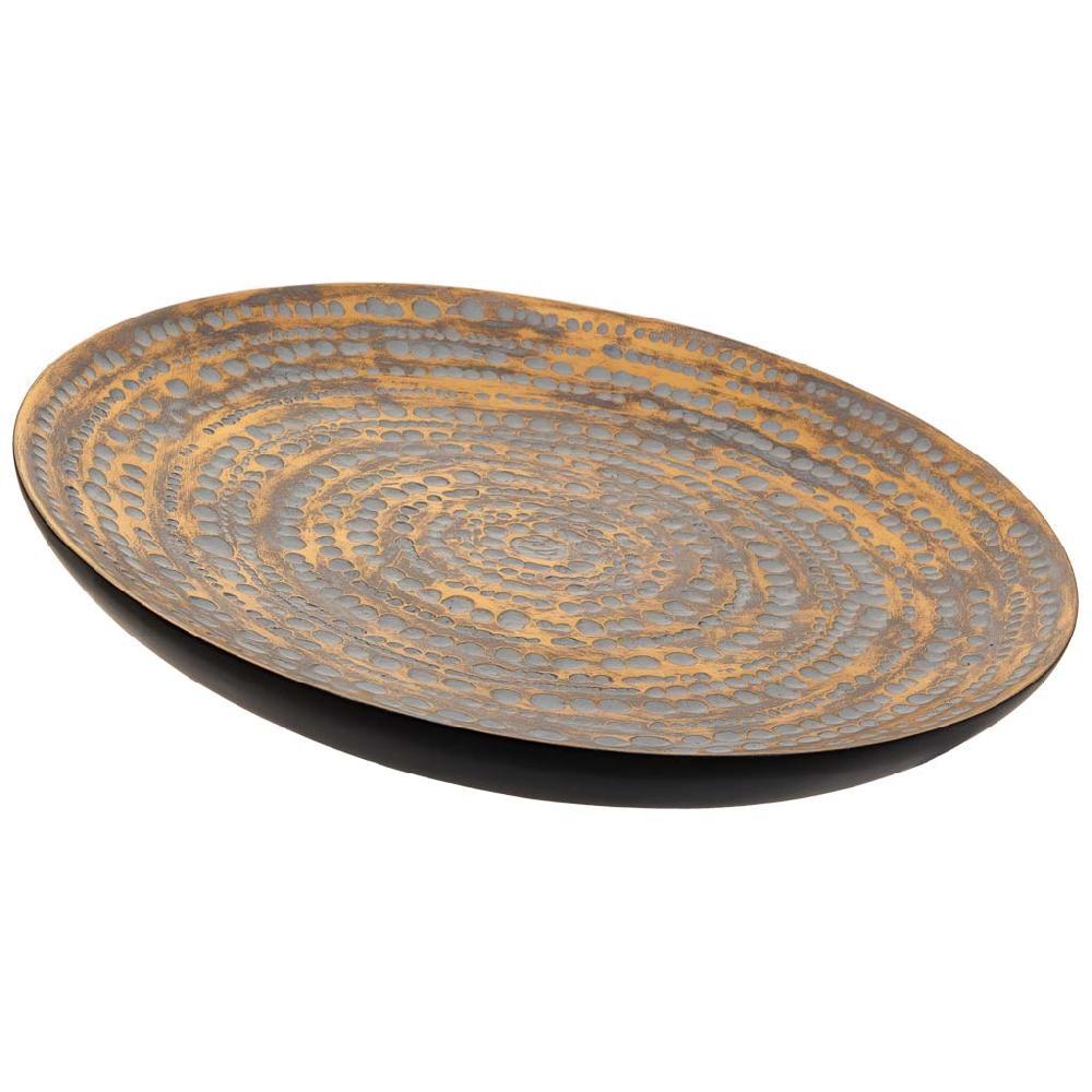 Creaciones meng DECORACION - BANDEJAS DECORATIVAS - centro de mesa de poliresina marron