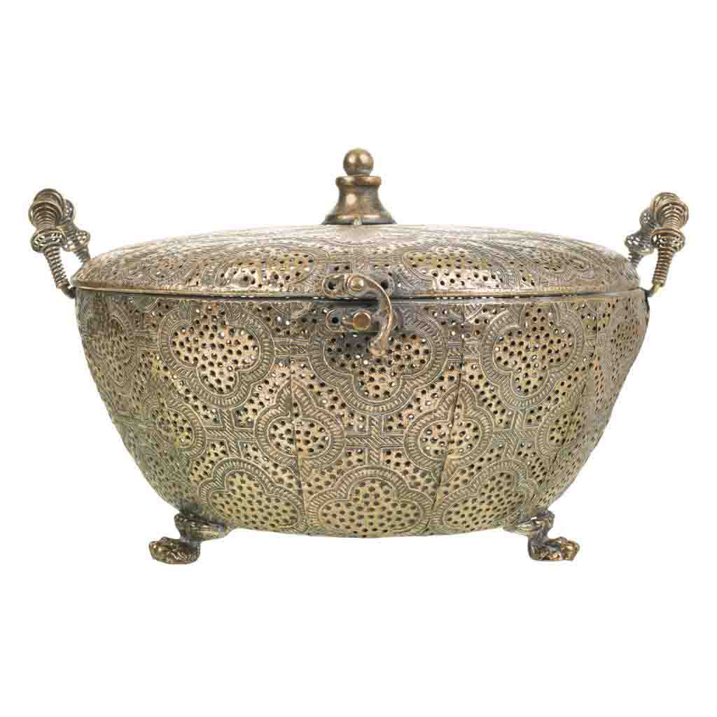 Creaciones Meng DECORACION - BANDEJAS DECORATIVAS - Centro De Metal