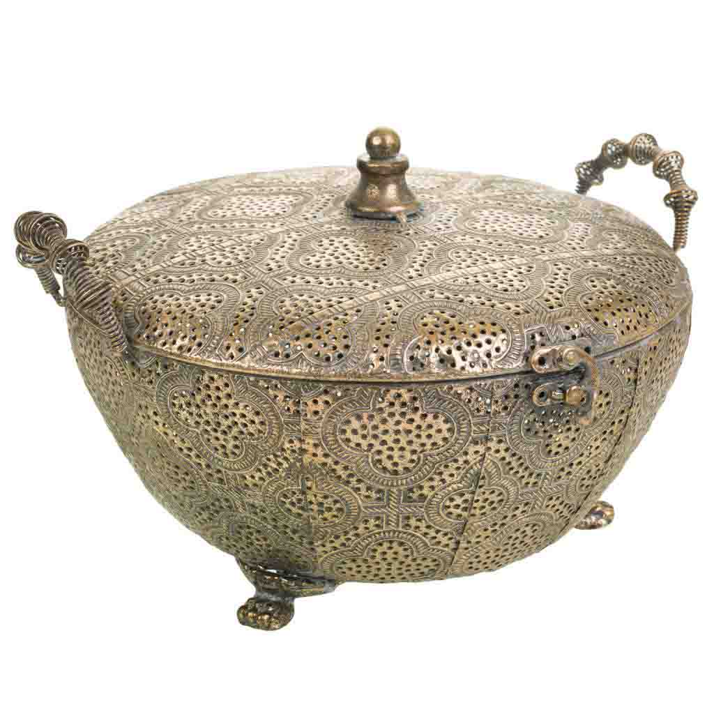 Creaciones meng DECORACION - BANDEJAS DECORATIVAS - centro de metal