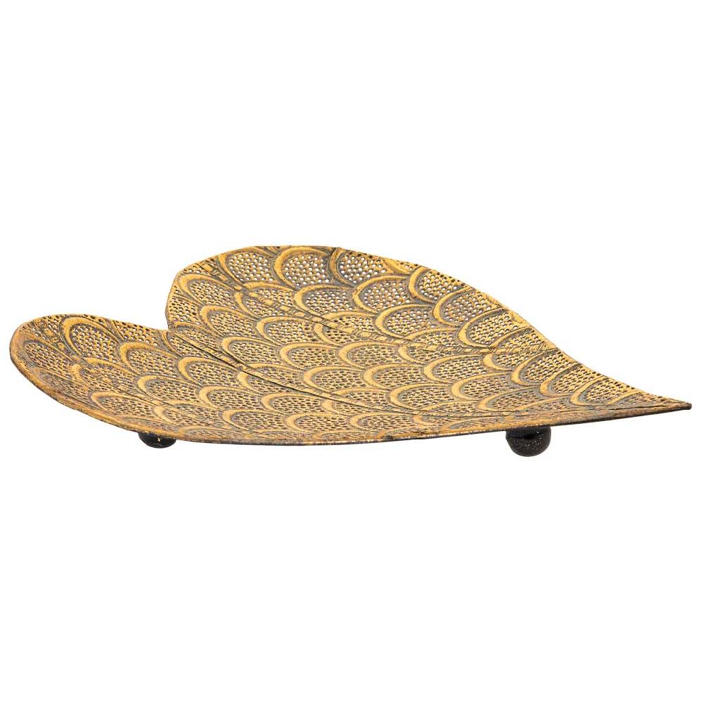 Creaciones meng DECORACION - BANDEJAS DECORATIVAS - centro mesa de metal dorado