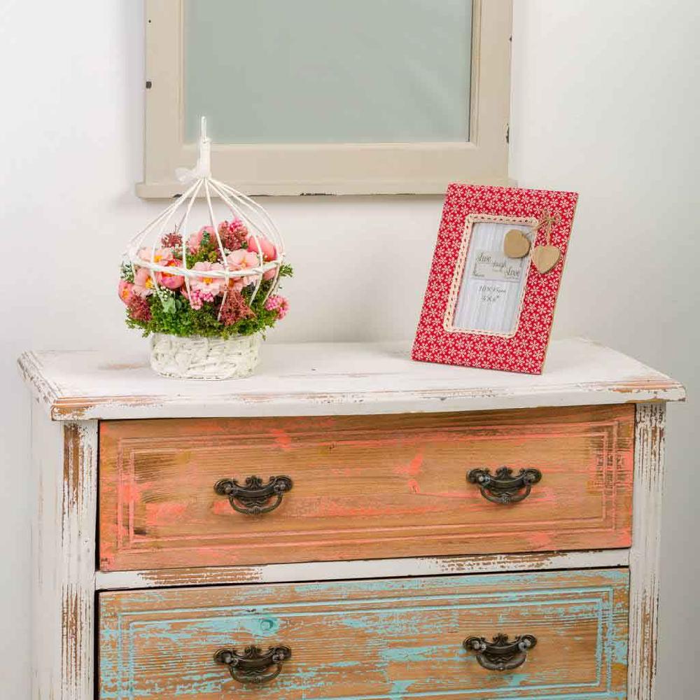 Creaciones Meng DECORACION - BURI CANYAS MIMBRE FLOR - Cesto De Flores Secas