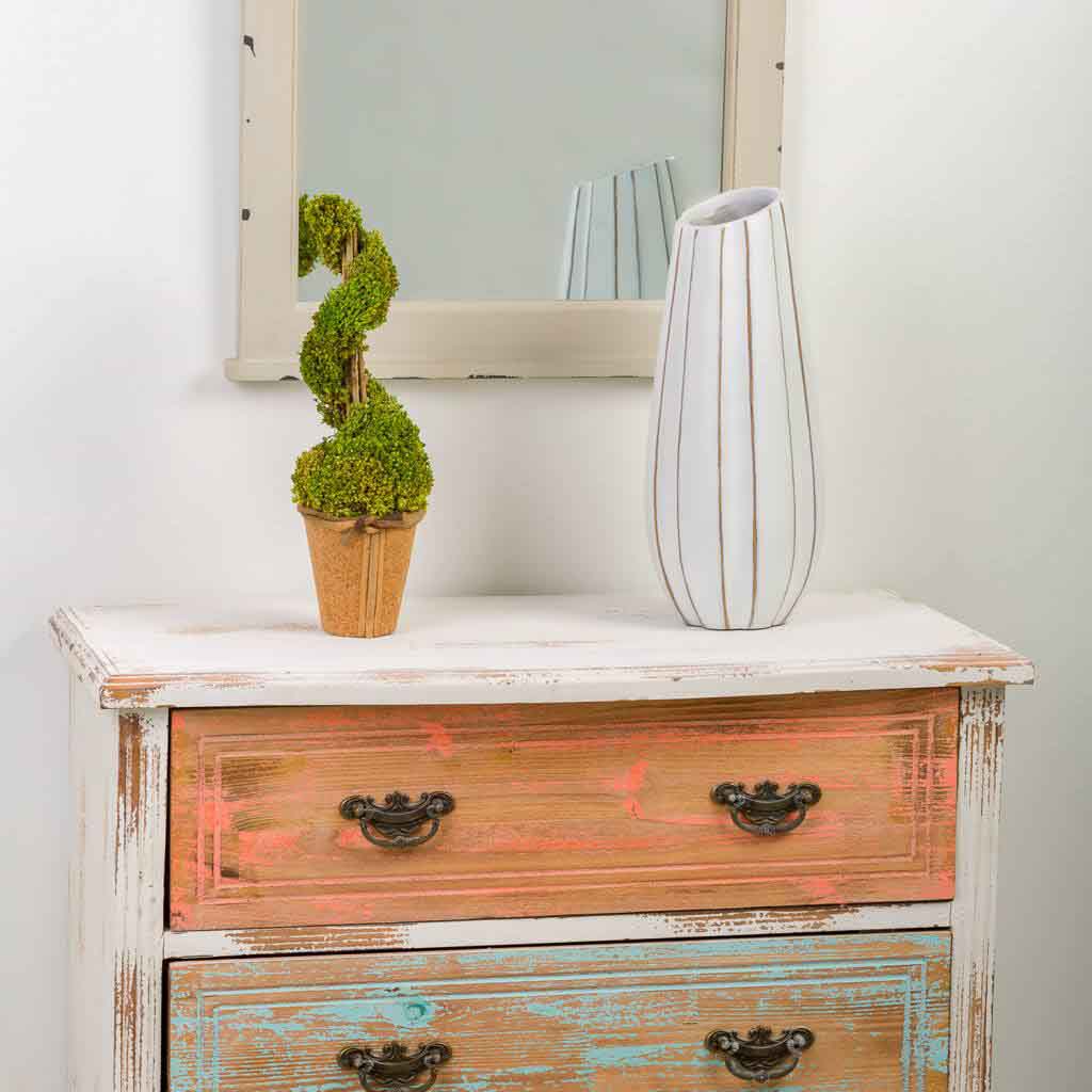 Creaciones Meng DECORACION - BURI CANYAS MIMBRE FLOR - Maceta De Flores Secas