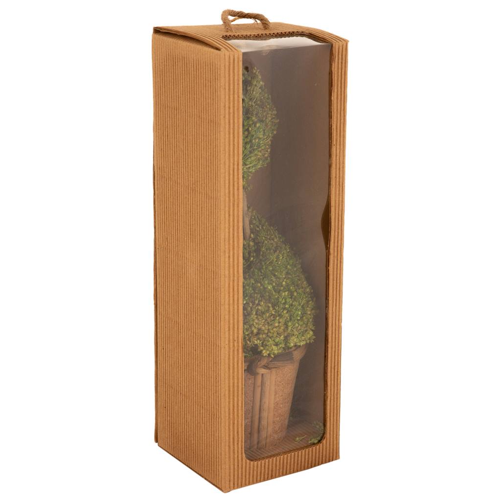 Creaciones meng DECORACION - BURI CANYAS MIMBRE FLOR - maceta de flores secas