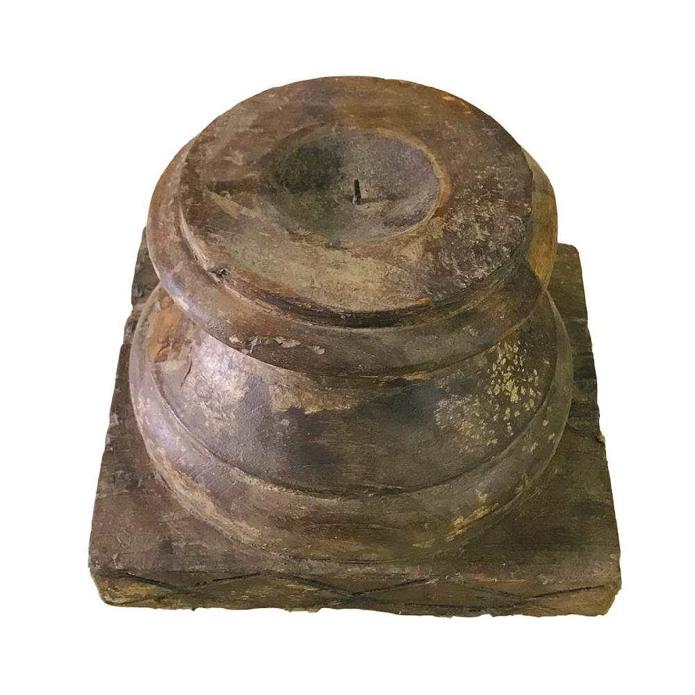 Creaciones meng DECORACION - CANDELABROS - candelabro de madera acabado artesanal