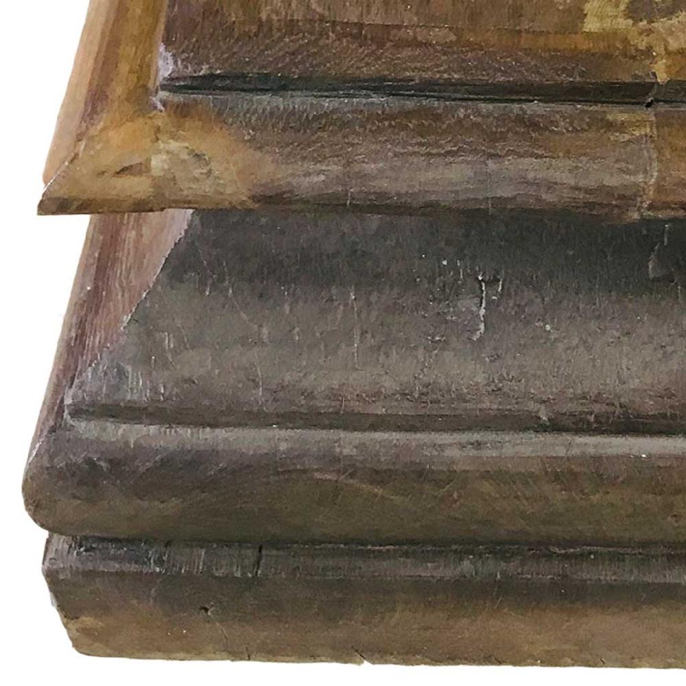 Creaciones Meng DECORACION - CANDELABROS - Candelabro De Madera Acabado Artesanal