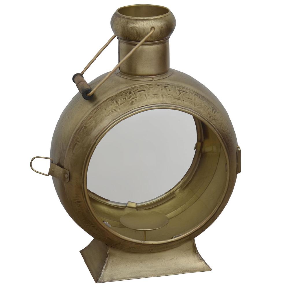 Creaciones meng DECORACION - CANDELABROS - candelabro de metal dorado