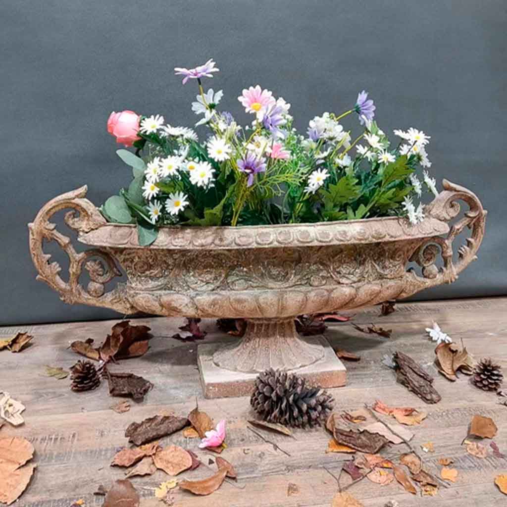 Creaciones meng DECORACION - CENTROS DE MESA - centro de mesa de magnesio acabado envejecido