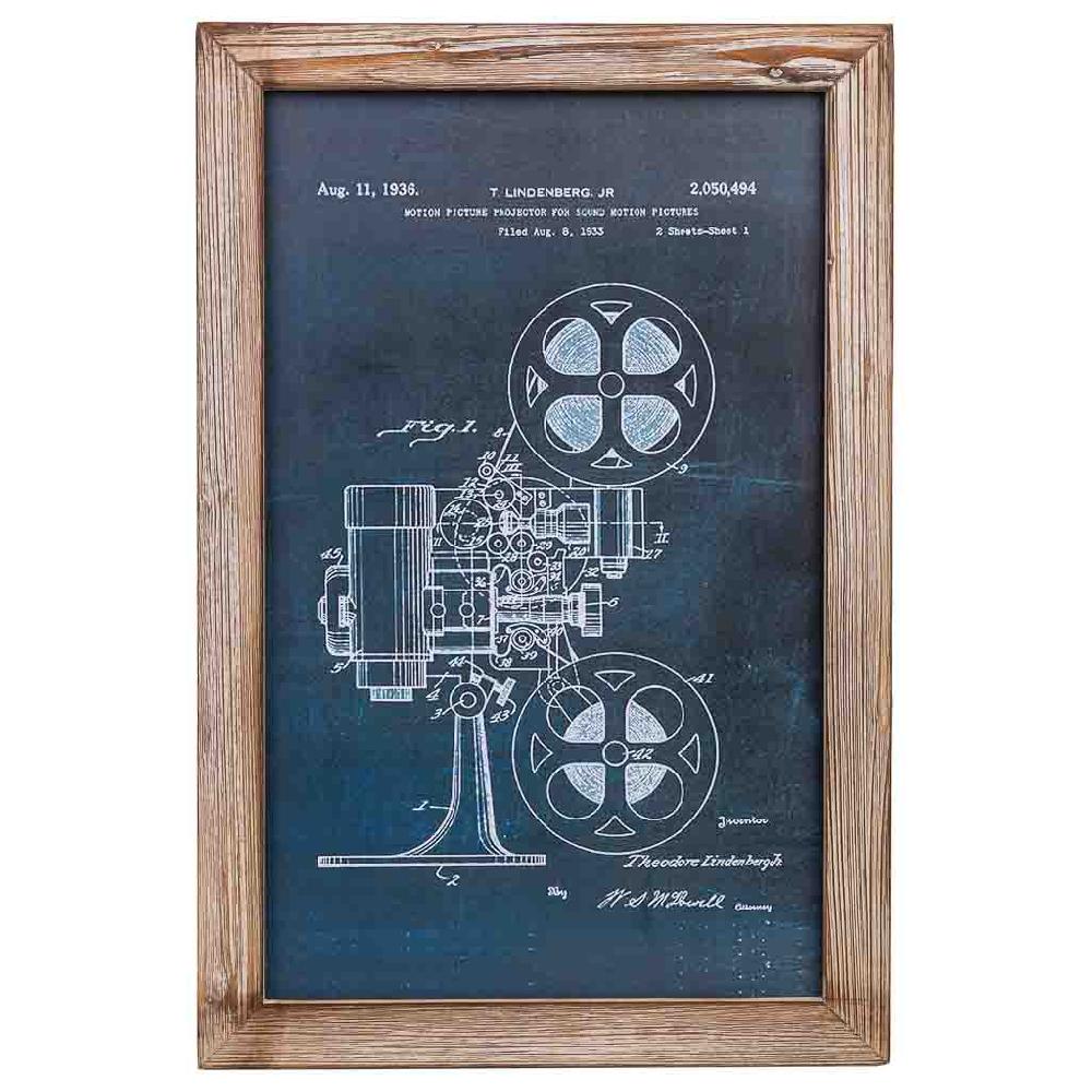 Creaciones Meng DECORACION - CUADROS - Cuadro De Tela Impresa Y Marco De Madera