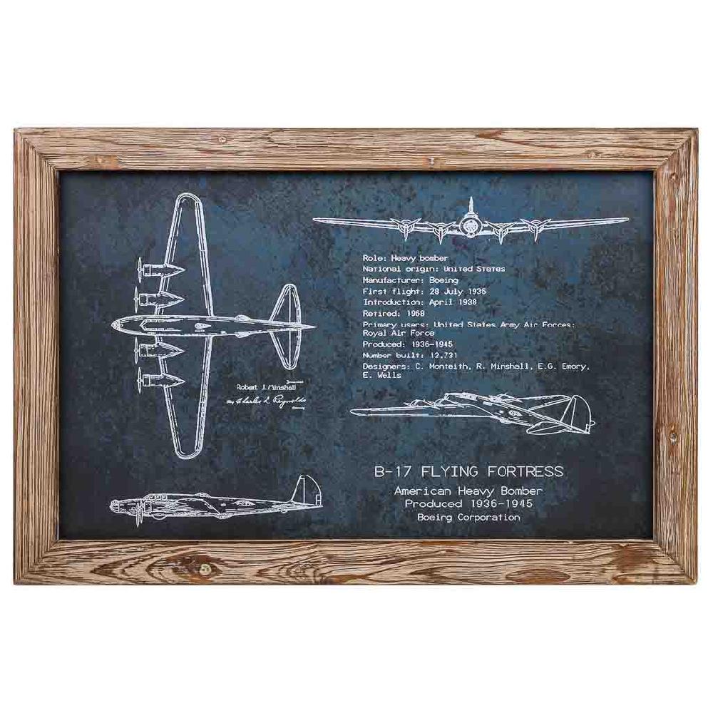 Creaciones Meng DECORACION - CUADROS - Cuadro De Tela Impresa Y Marco De Madera