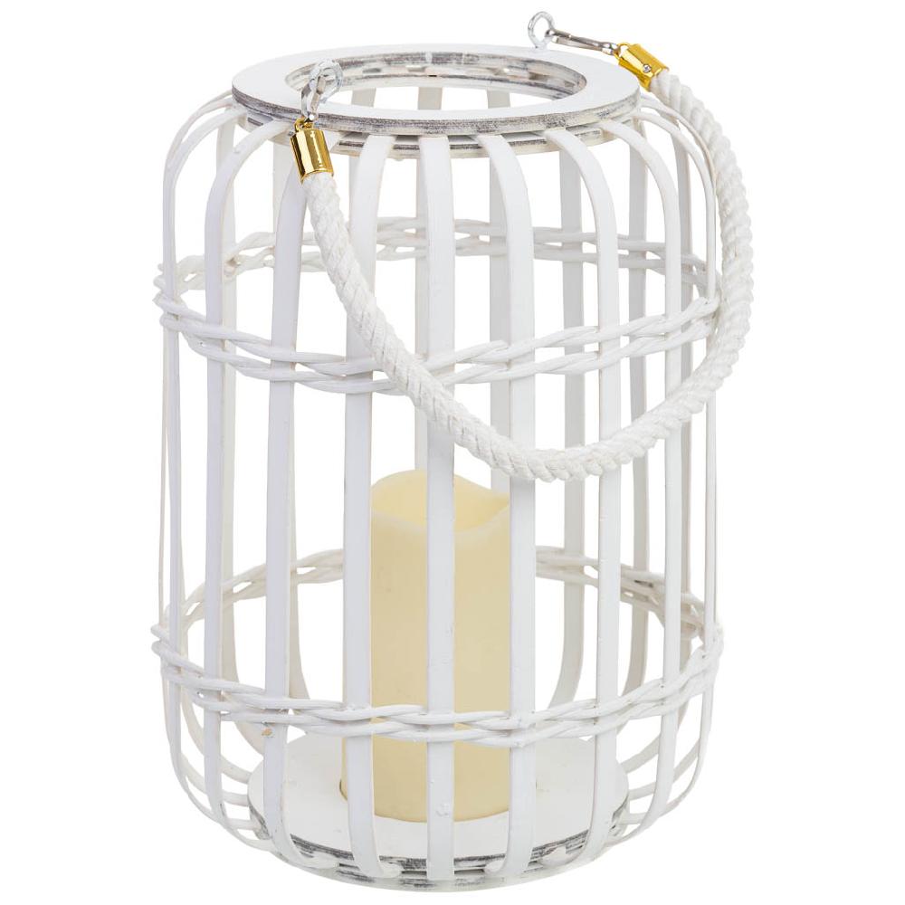 Creaciones meng DECORACION - FAROLES - farol de bambu con vela a pilas