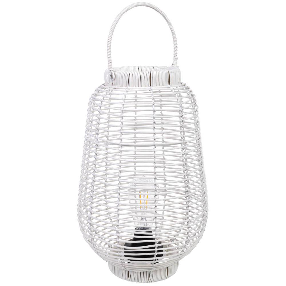 Creaciones meng DECORACION - FAROLES - farol de metal y plastico con luz a pilas