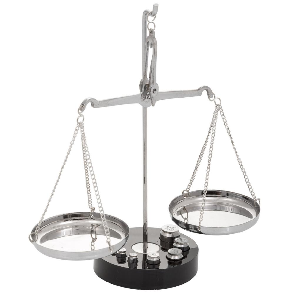 Creaciones meng DECORACION - FIGURAS DECORACION - balanza de metal y base de acrílico plata