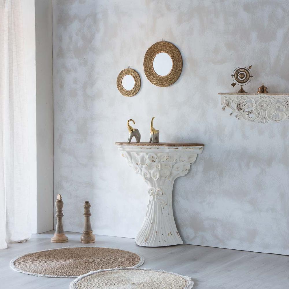 Creaciones Meng DECORACION - FIGURAS DECORACION - Rey De Madera De Mango Marron