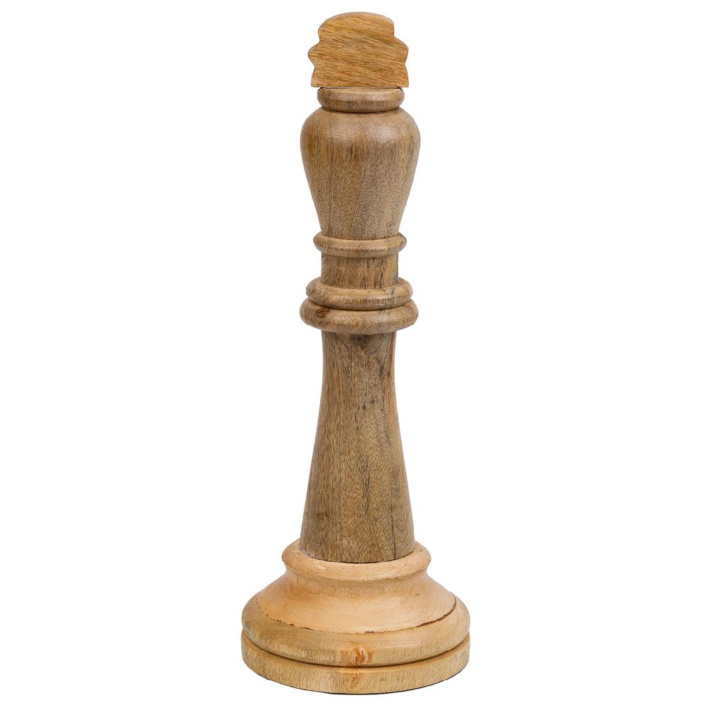 Creaciones meng DECORACION - FIGURAS DECORACION - rey de madera de mango marron