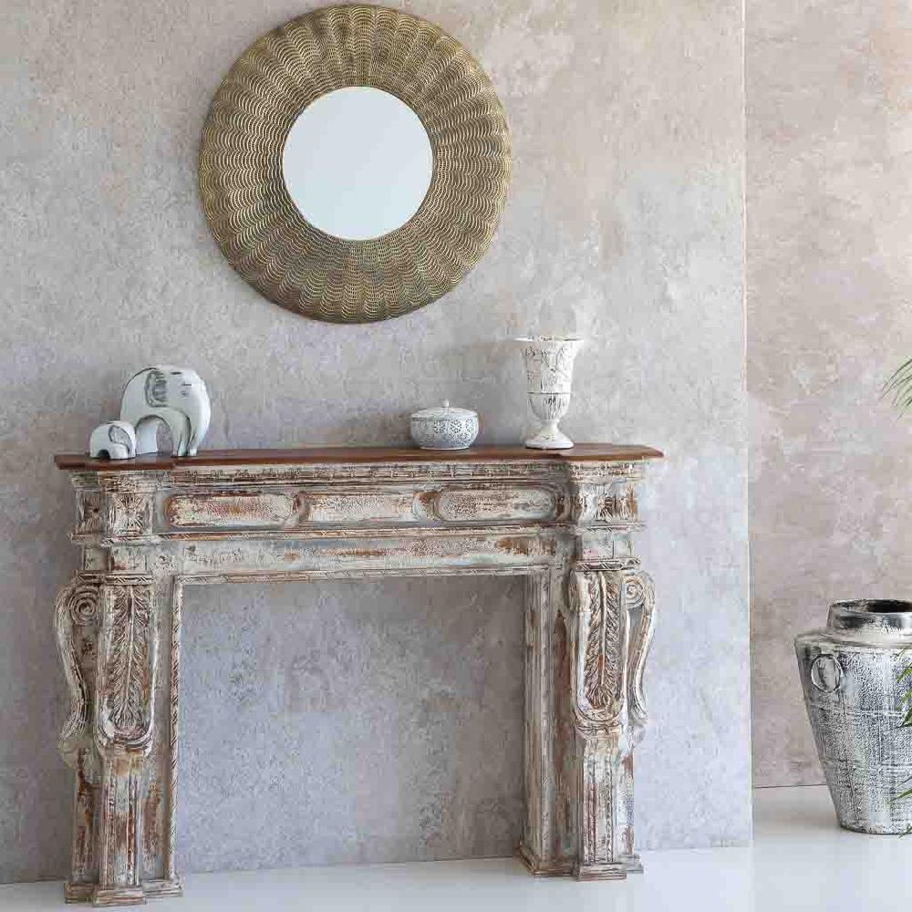 Creaciones Meng DECORACION - JARRONES Y FLOREROS - Jarron De Magnesio Blanco