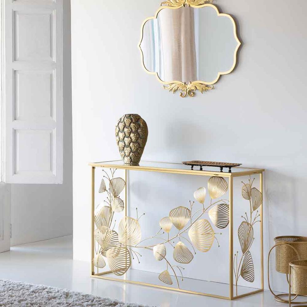 Creaciones Meng DECORACION - JARRONES Y FLOREROS - Jarron De Metal Dorado