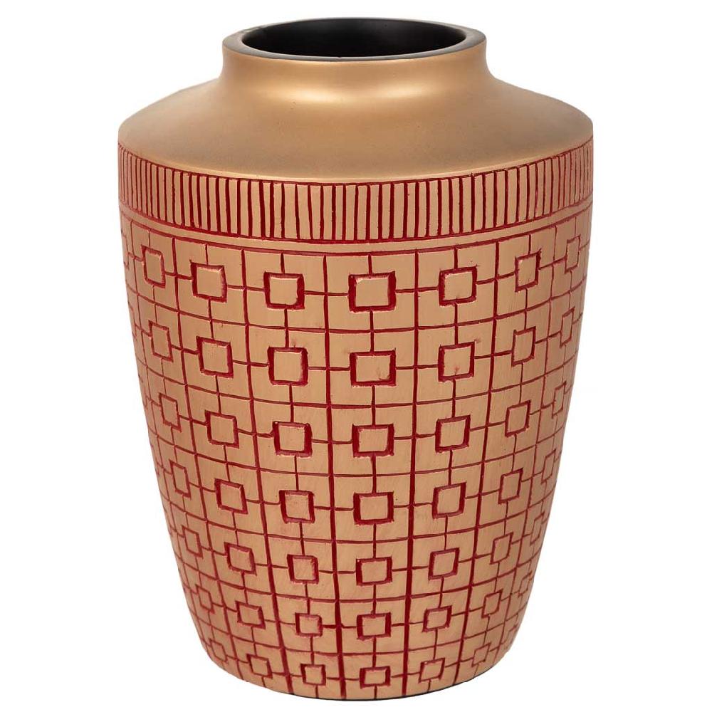 Creaciones meng DECORACION - JARRONES Y FLOREROS - jarron de poliresina rojo