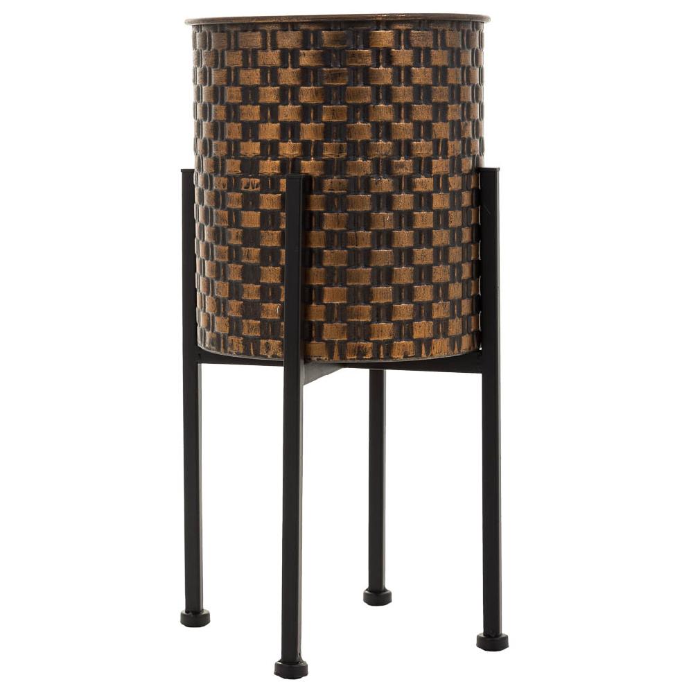 Creaciones Meng DECORACION - MACETEROS - Macetero De Metal Cobre