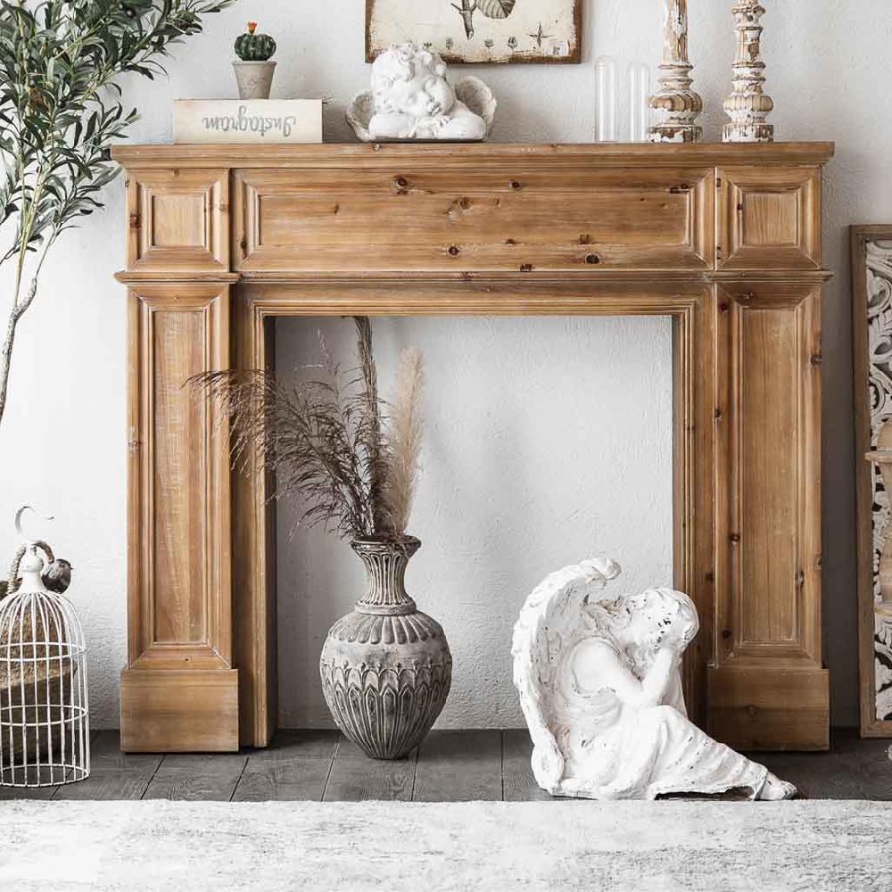 Creaciones Meng DECORACION - MARCOS CHIMENEAS - Marco De Chimenea De Madera Decorativo