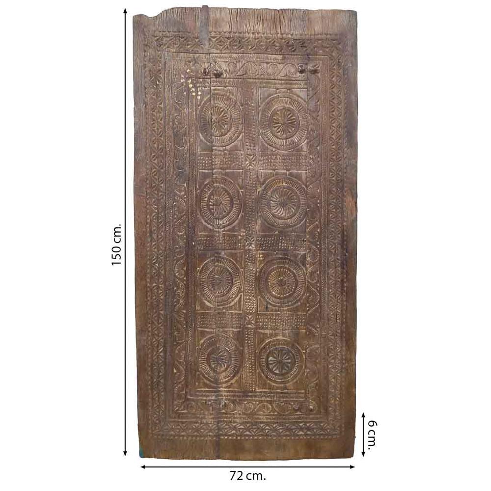 Creaciones Meng DECORACION - MURALES VINILOS PALMITOS - Mural De Madera Acabado Artesanal Marron