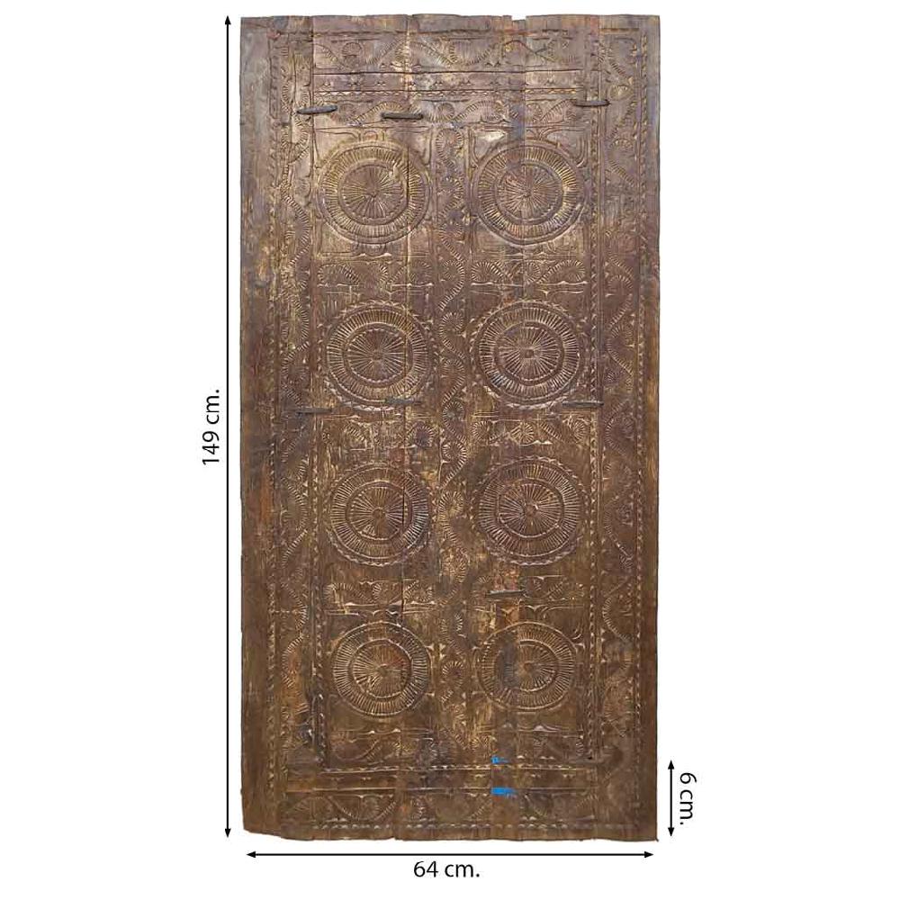 Creaciones Meng DECORACION - MURALES VINILOS PALMITOS - Mural De Madera Acabado Artesanal Marron