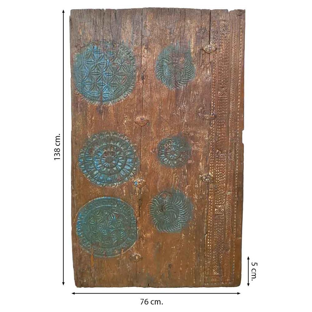 Creaciones Meng DECORACION - MURALES VINILOS PALMITOS - Mural De Madera Acabado Artesanal Marron