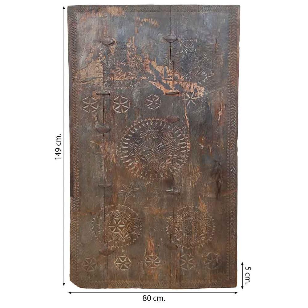 Creaciones Meng DECORACION - MURALES VINILOS PALMITOS - Mural De Madera Acabado Artesanal Marron