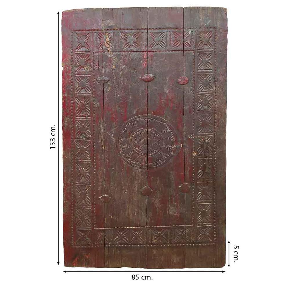 Creaciones Meng DECORACION - MURALES VINILOS PALMITOS - Mural De Madera Acabado Artesanal Marron