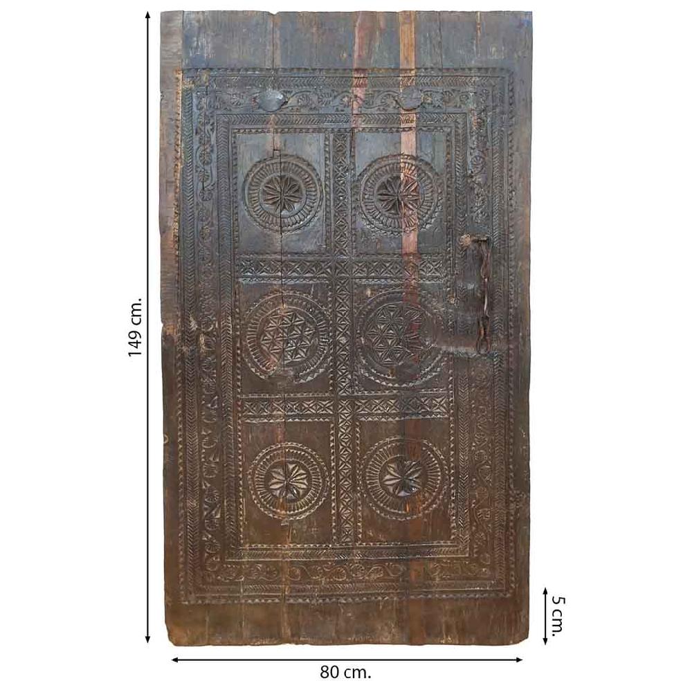 Creaciones Meng DECORACION - MURALES VINILOS PALMITOS - Mural De Madera Acabado Artesanal Marron