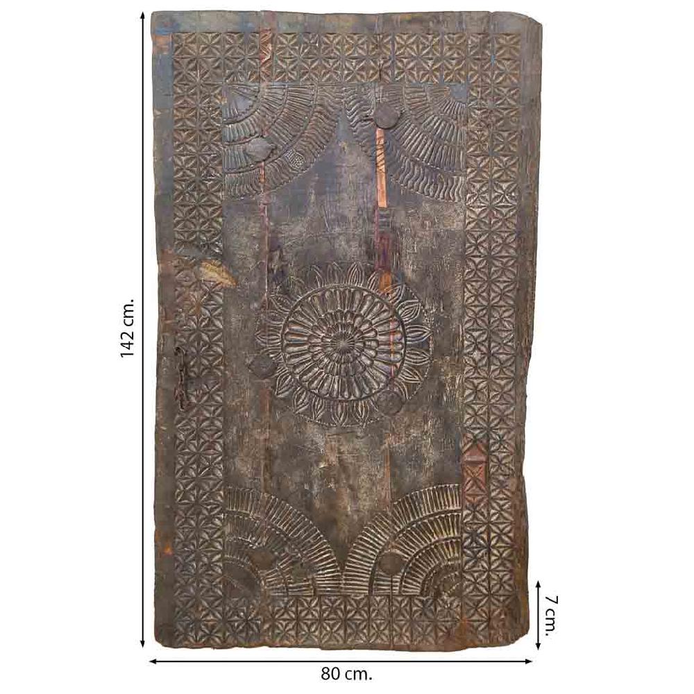 Creaciones Meng DECORACION - MURALES VINILOS PALMITOS - Mural De Madera Acabado Artesanal Marron