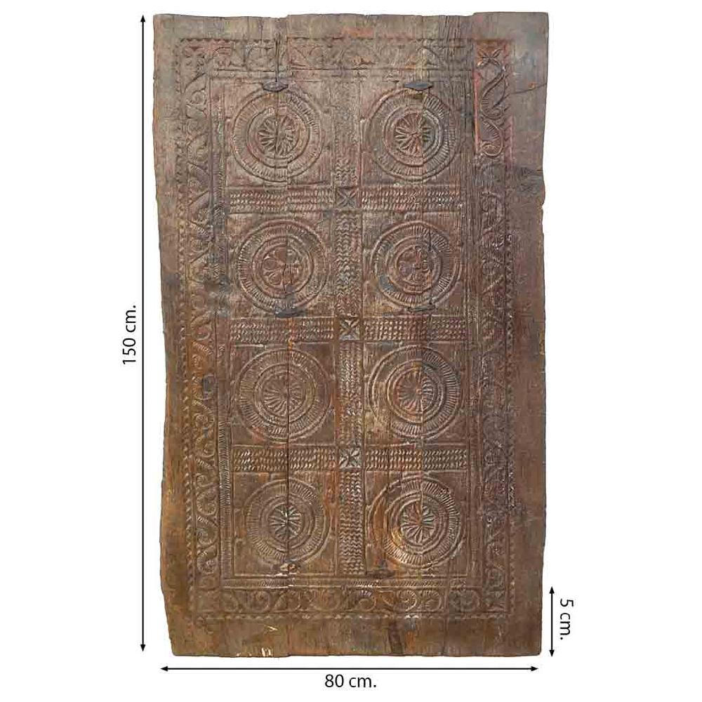 Creaciones Meng DECORACION - MURALES VINILOS PALMITOS - Mural De Madera Acabado Artesanal Marron