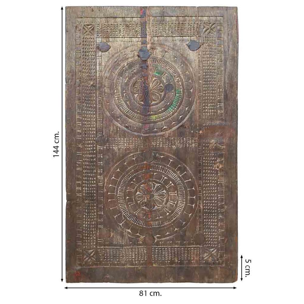 Creaciones Meng DECORACION - MURALES VINILOS PALMITOS - Mural De Madera Acabado Artesanal Marron