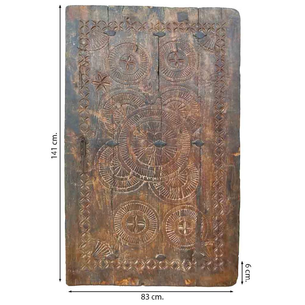 Creaciones Meng DECORACION - MURALES VINILOS PALMITOS - Mural De Madera Acabado Artesanal Marron