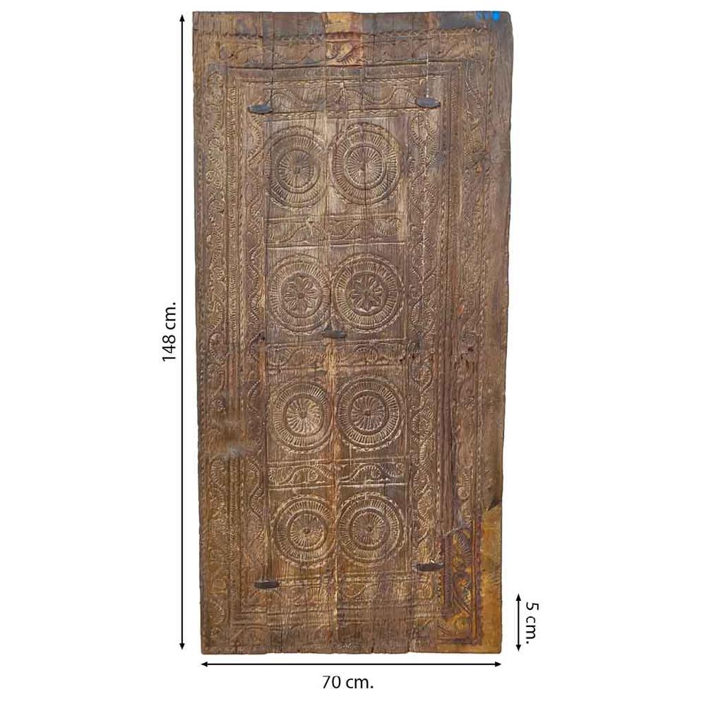 Creaciones Meng DECORACION - MURALES VINILOS PALMITOS - Mural De Madera Acabado Artesanal Marron