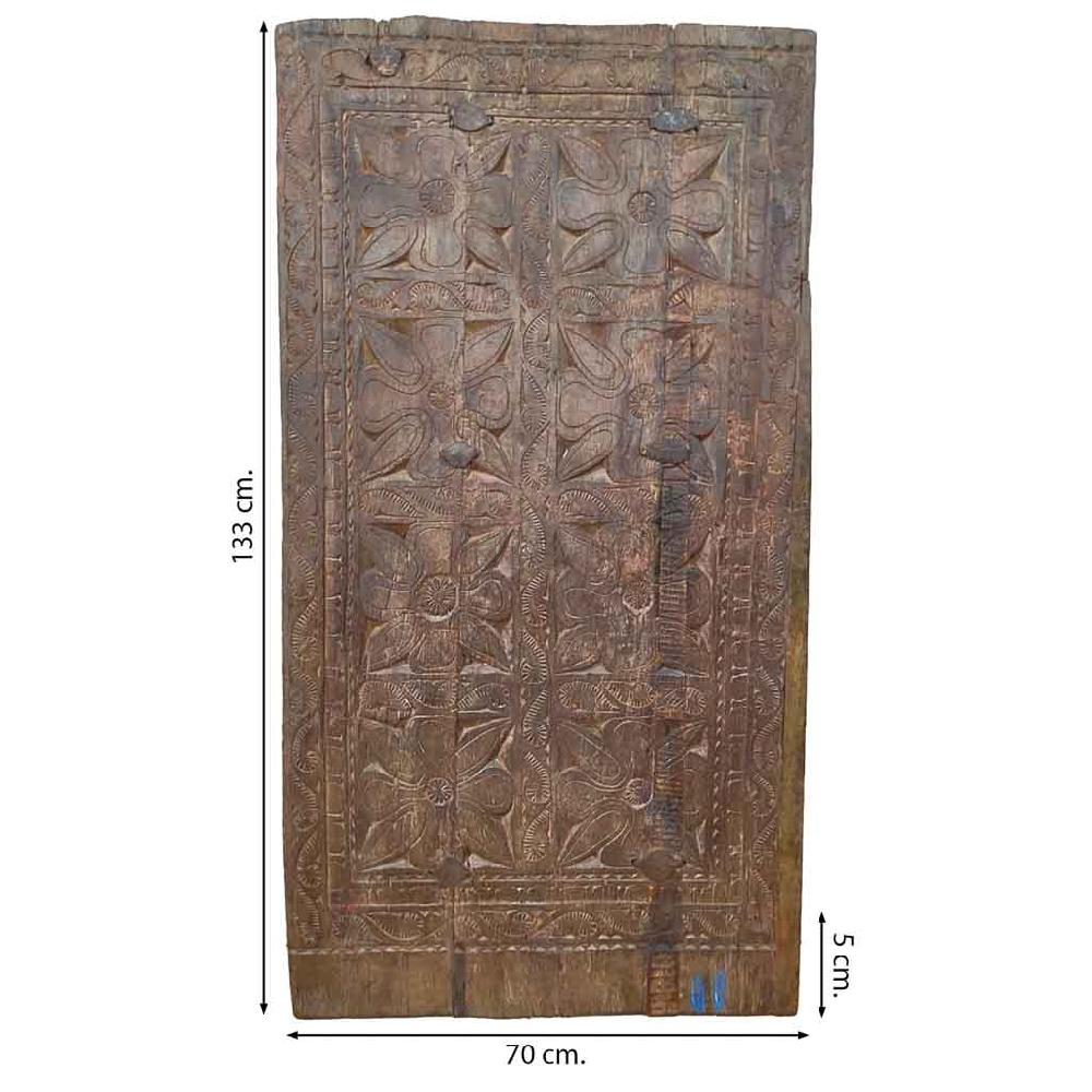 Creaciones Meng DECORACION - MURALES VINILOS PALMITOS - Mural De Madera Acabado Artesanal Marron