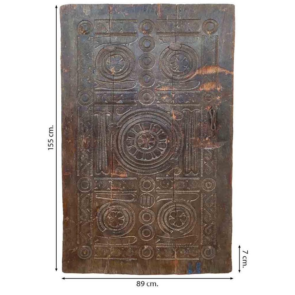 Creaciones Meng DECORACION - MURALES VINILOS PALMITOS - Mural De Madera Acabado Artesanal Marron