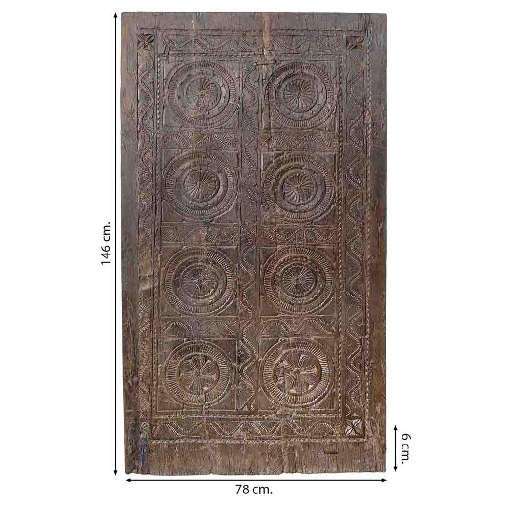 Creaciones Meng DECORACION - MURALES VINILOS PALMITOS - Mural De Madera Acabado Artesanal Marron