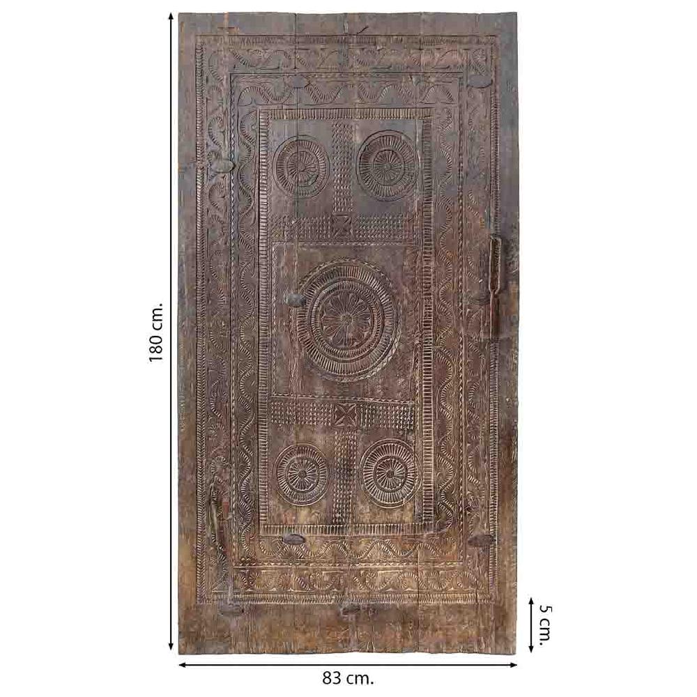 Creaciones Meng DECORACION - MURALES VINILOS PALMITOS - Mural De Madera Acabado Artesanal Marron