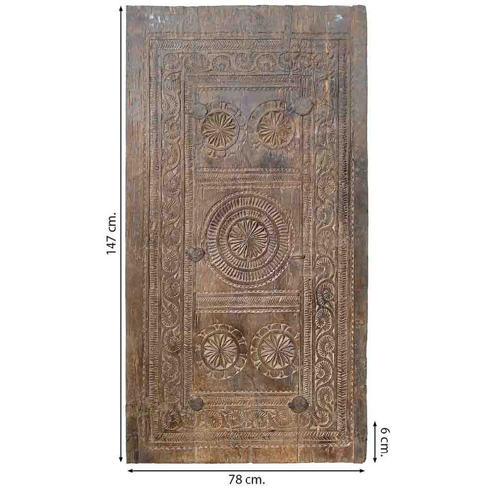 Creaciones Meng DECORACION - MURALES VINILOS PALMITOS - Mural De Madera Acabado Artesanal Marron