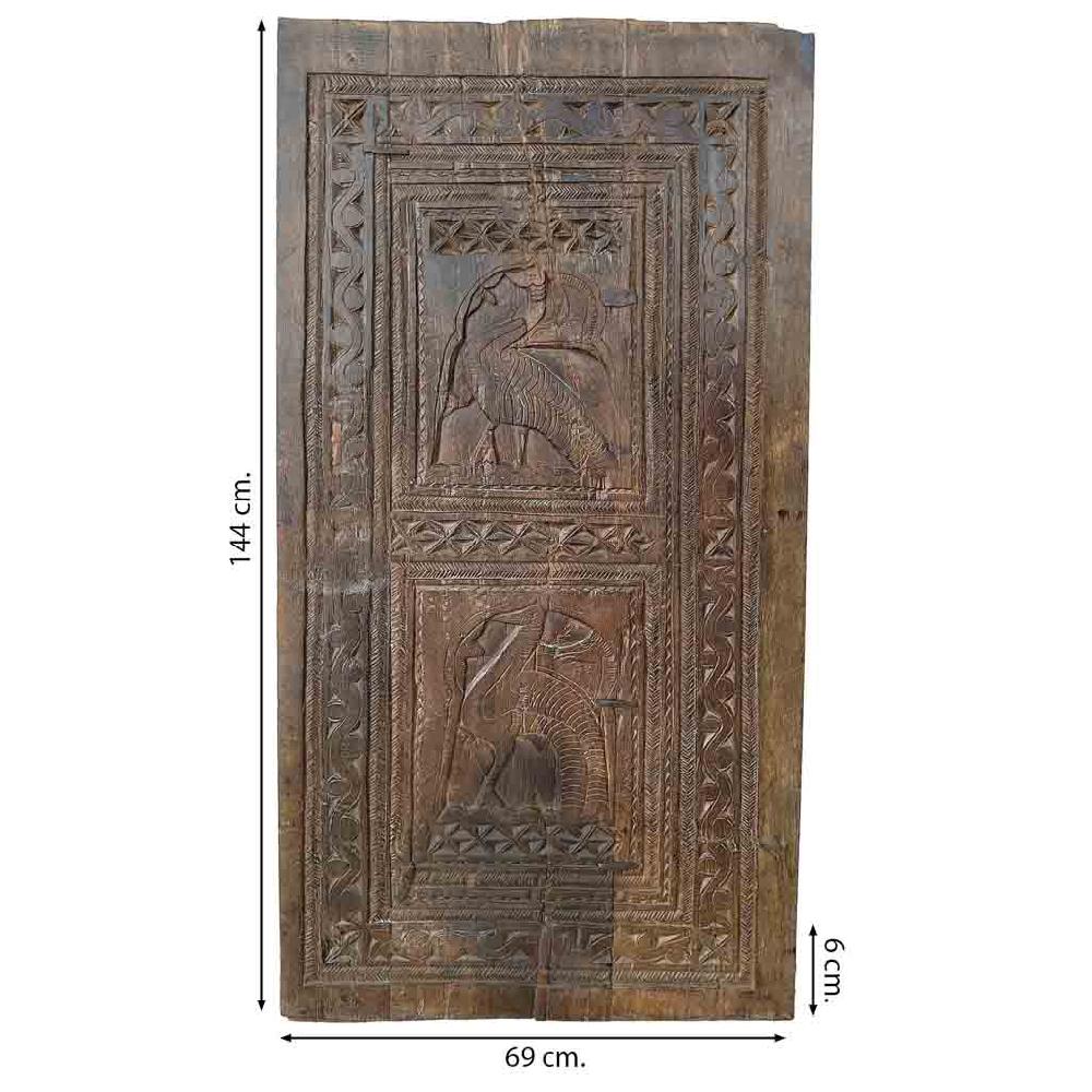 Creaciones Meng DECORACION - MURALES VINILOS PALMITOS - Mural De Madera Acabado Artesanal Marron