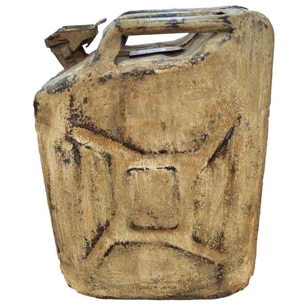 Creaciones Meng DECORACION - OBJETOS SINGULARES - Bidón De Metal Con Acabado Artesanal