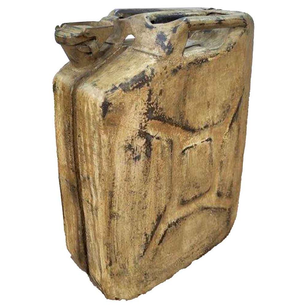 Creaciones meng DECORACION - OBJETOS SINGULARES - bidón de metal con acabado artesanal