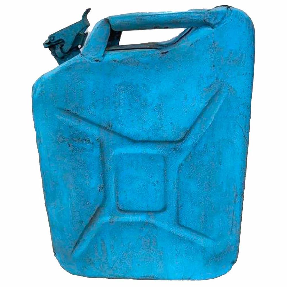 Creaciones Meng DECORACION - OBJETOS SINGULARES - Bidón De Metal Con Acabado Artesanal