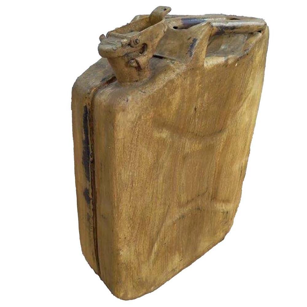 Creaciones meng DECORACION - OBJETOS SINGULARES - bidón de metal con acabado artesanal